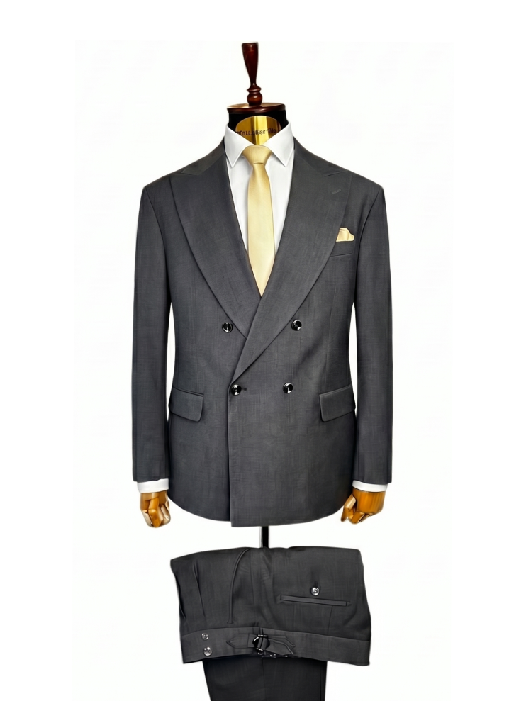 Костюм РБР 2-ка Двубортный Серый