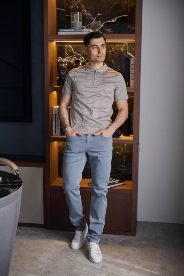 Футболка поло ГИО Бежевая