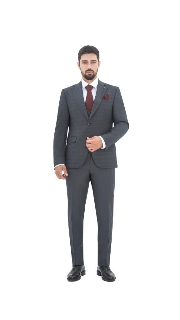 Костюм MAZALTOVMAN 3-ка Зеленый в клетку премиум