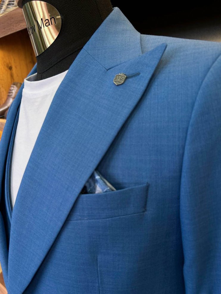 Костюм MAZALTOVMAN 3-ка премиум Темно-голубой