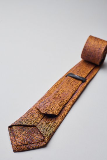 Мужской галстук Коричневый с золотистым отливом