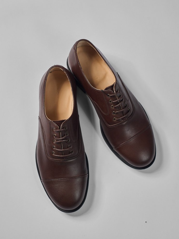 Оксфорды MAZALTOVMAN Коричневые кожаные