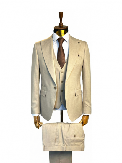 Костюм MAZALTOVMAN 3-ка Бежевый премиум линейка