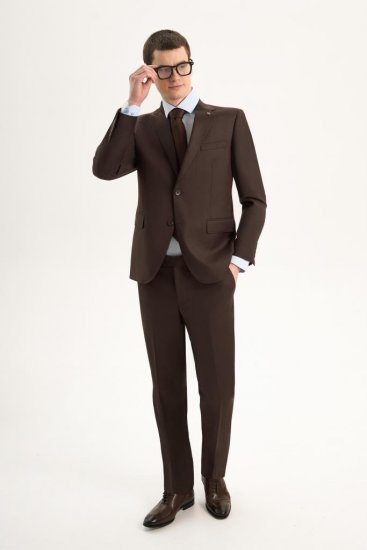 Костюм MAZALTOVMAN 2-ка коричневый из премиум линейки